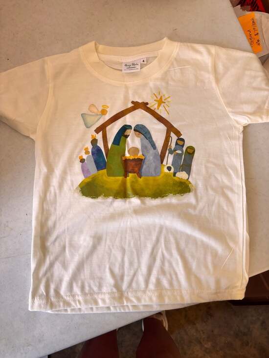 Always Blanks Other - Always Blanks Kids Nativity Scene Christmas Graphic T-Shirt